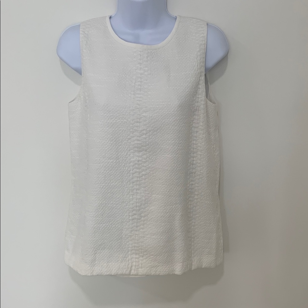 VINCE Cream Dressy Tank Top - Sz 6